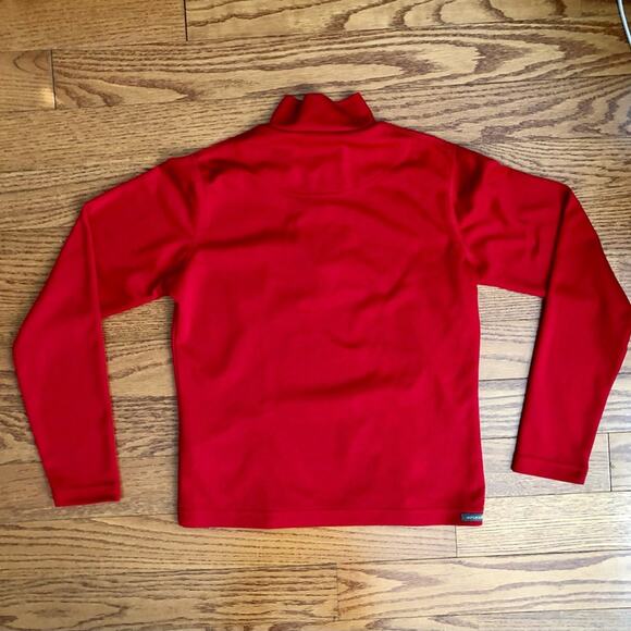 The North Face Pullover Red Polyester 1/4 Zip VaporWick Top Women’s Size Medium - Picture 9 of 10